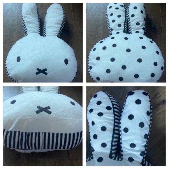 One LEFT! MIFFY-NWOT Large Character Pillow - Picture 8 of 8